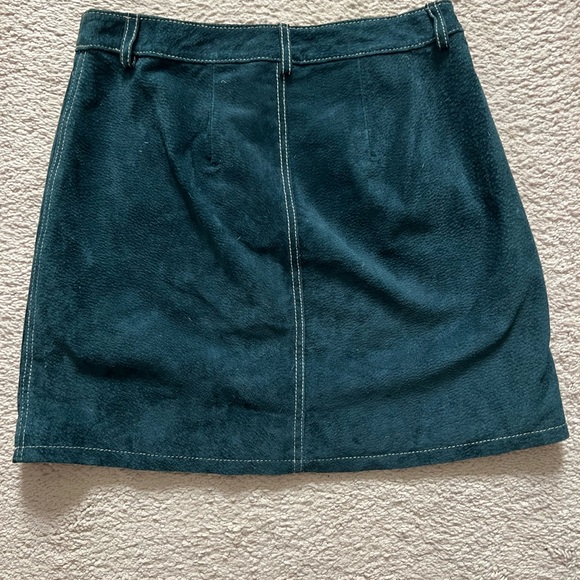 BLANKNYC blue suede skirt - Picture 3 of 4